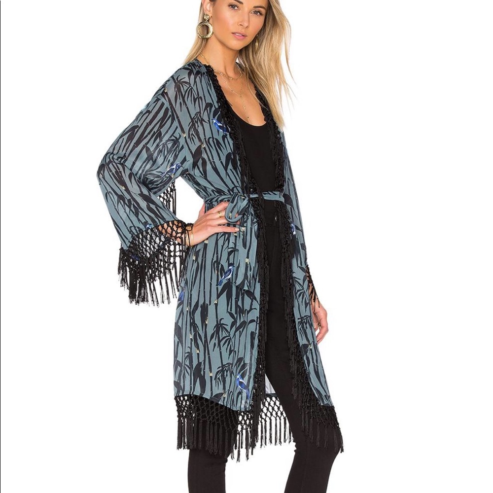 House of Harlow x Revolve Bird Print Kimono